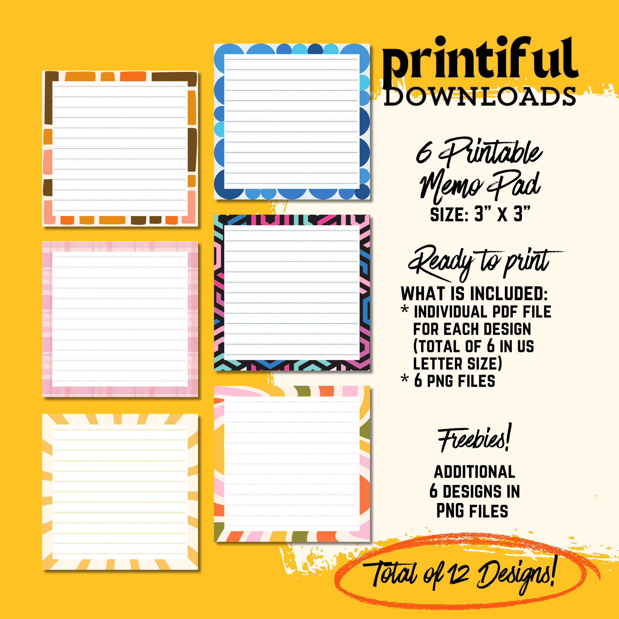 Memo Pad Printable Square 6 6 Free Designs Simple Pattern By Printifuldownloads Raket PH Memo Pad Printable Square 6 6 Free Designs Simple Pattern By Printifuldownloads Raket PH