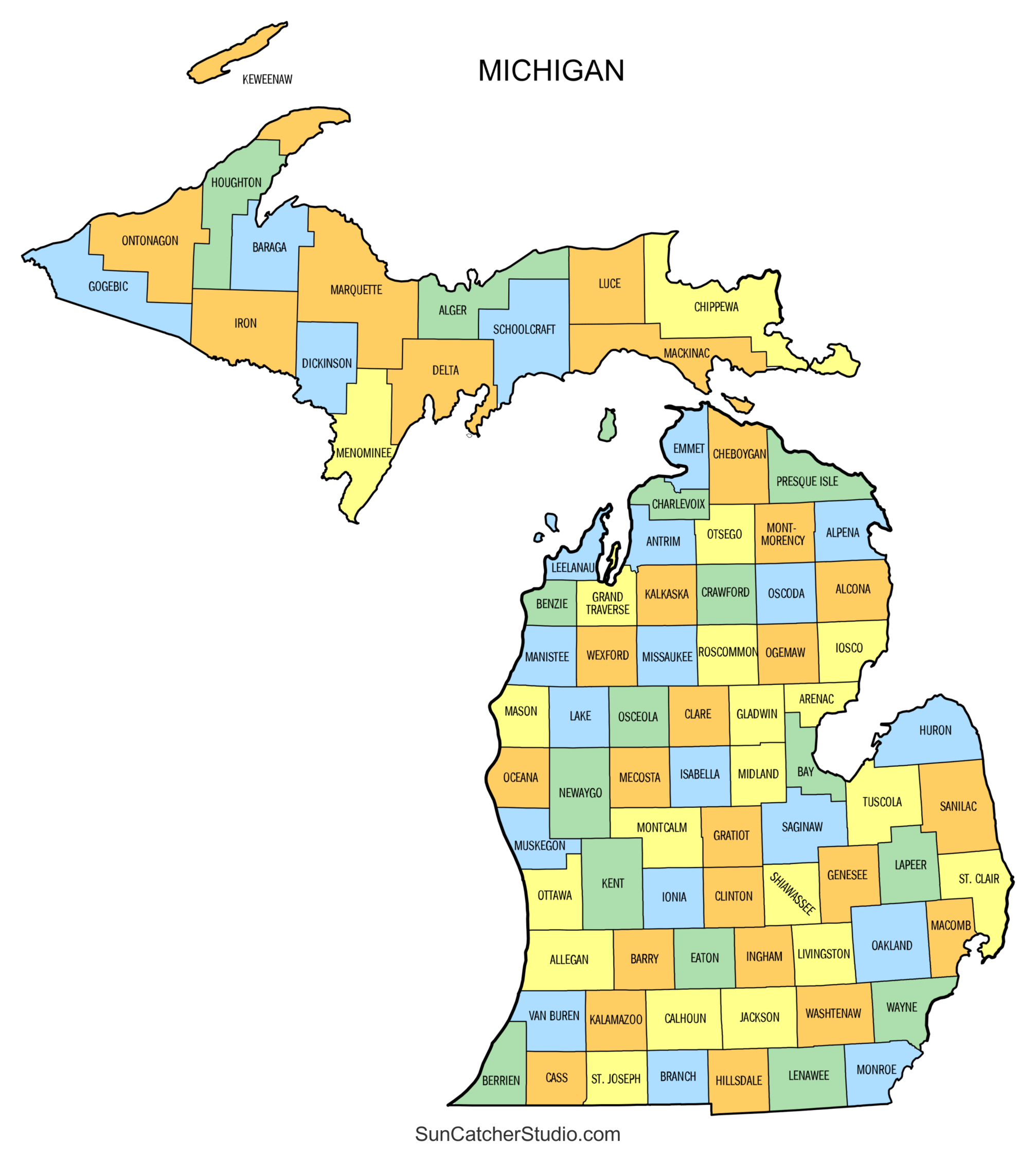 Michigan County Map Printable State Map With County Lines Free Printables Monograms Design Tools Patterns U0026 DIY Projects Michigan County Map Printable State Map With County Lines Free Printables Monograms Design Tools Patterns U0026 DIY Projects