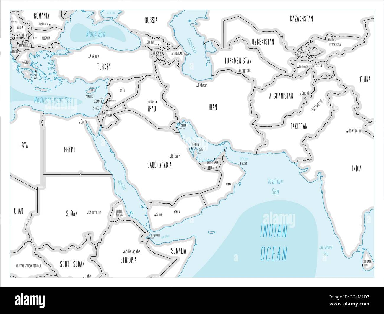 Middle East Map Cut Out Stock Images U0026 Pictures Alamy Middle East Map Cut Out Stock Images U0026 Pictures Alamy