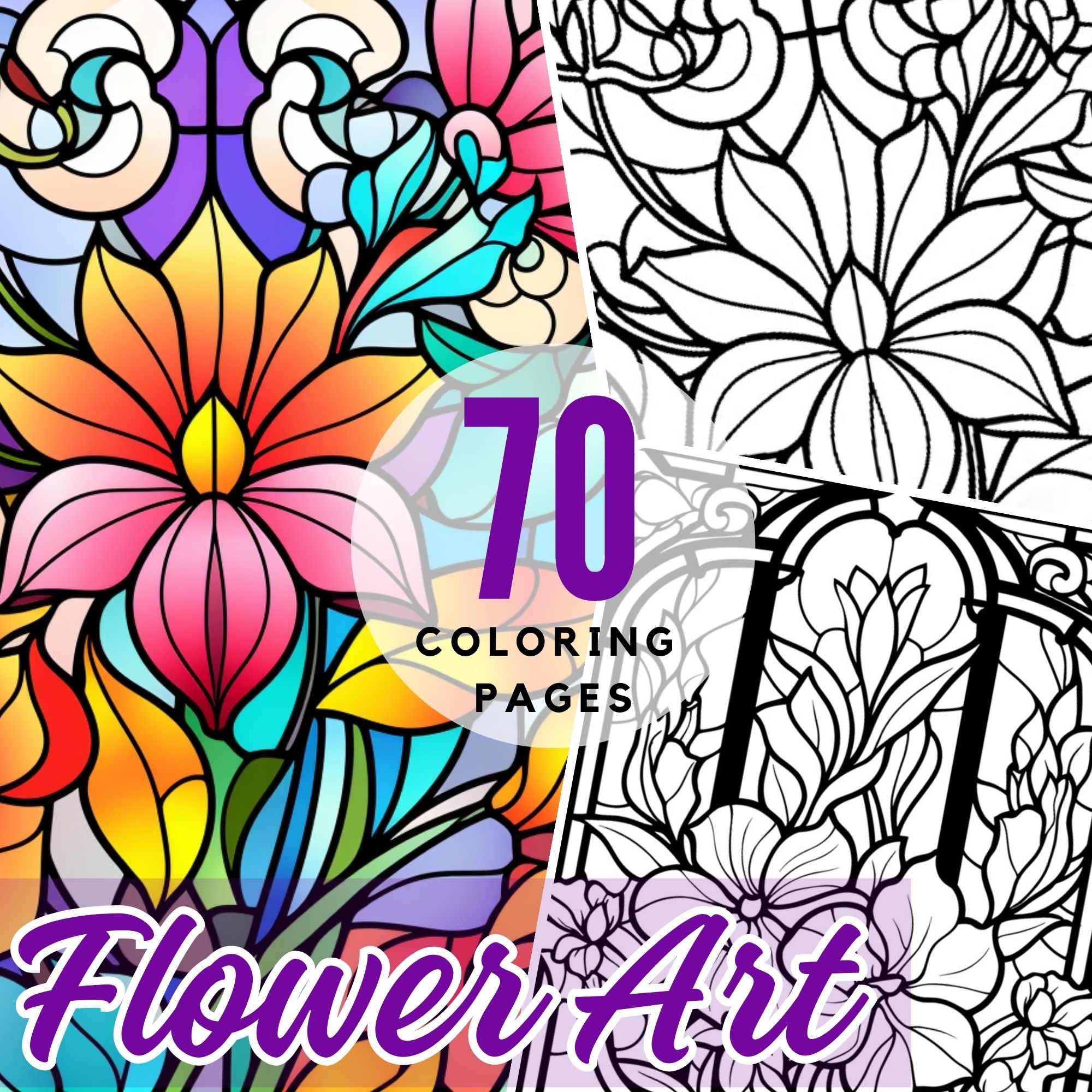 Stained Glass Coloring Pages Free Printables
