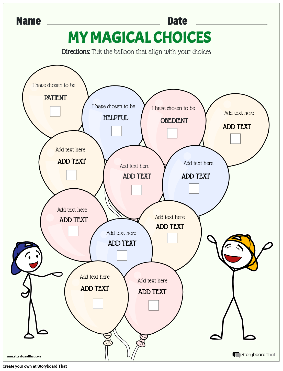 Mindfulness Worksheets Examples U0026 Ideas StoryboardThat Mindfulness Worksheets Examples U0026 Ideas StoryboardThat