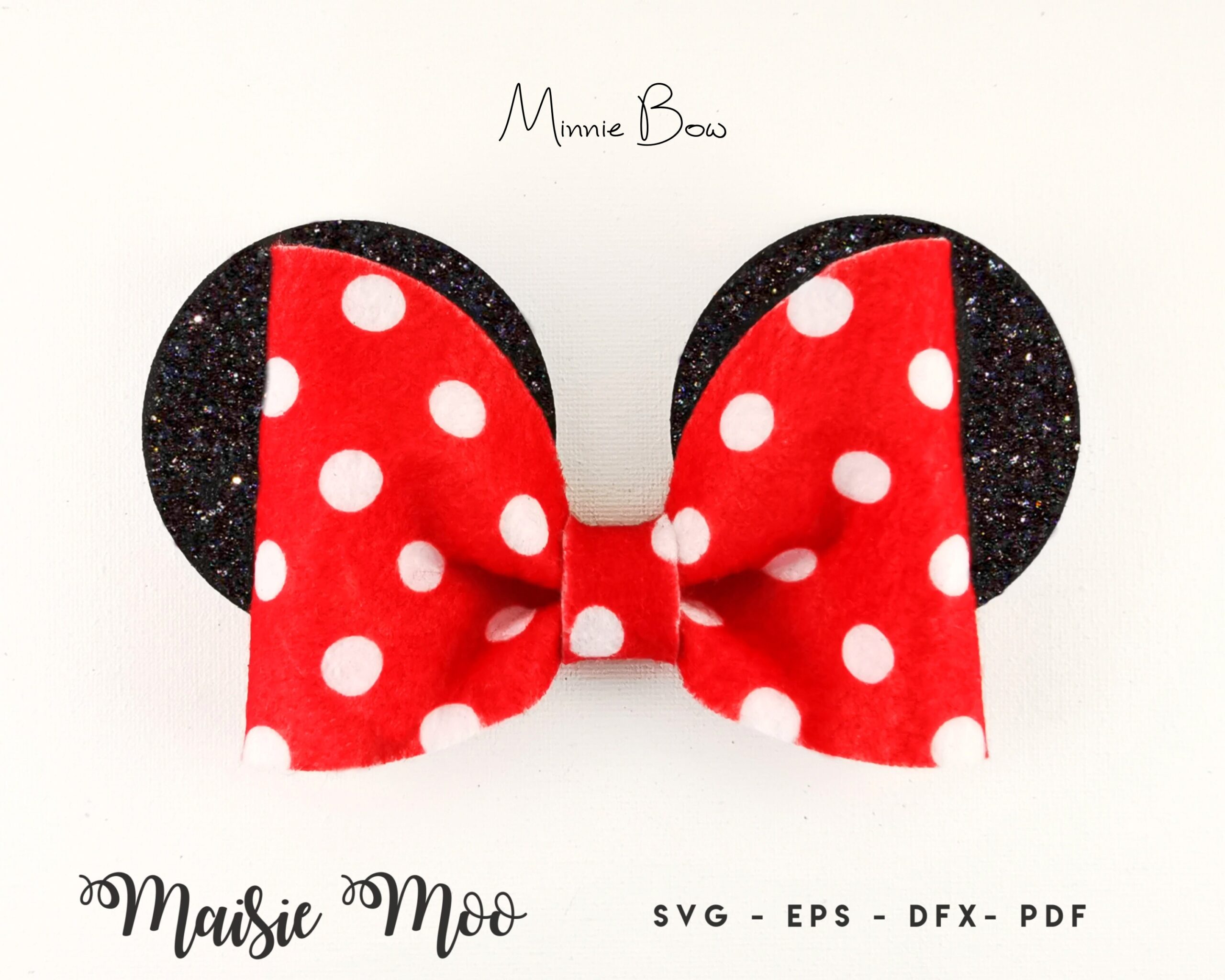 Minnie Mouse Bow Template Free Printable