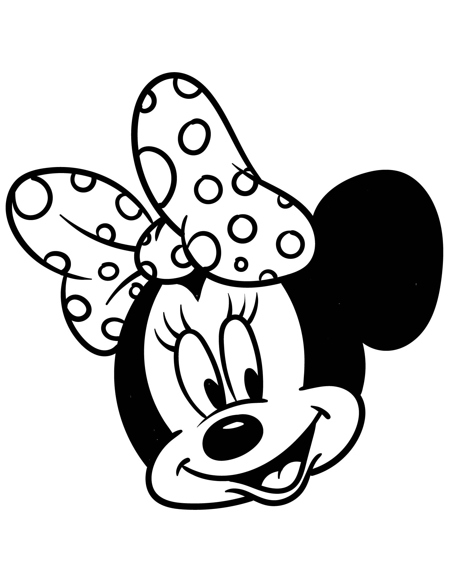 Free Printable Minnie Mouse Face Template Free Printable Minnie Mouse Face Template