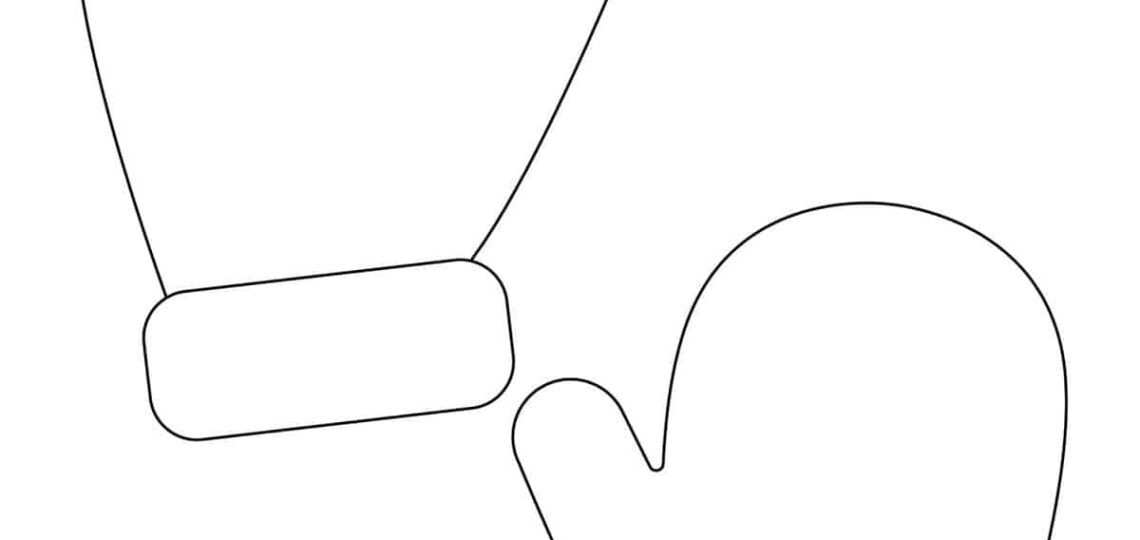 Mittens Template Childhood Magic