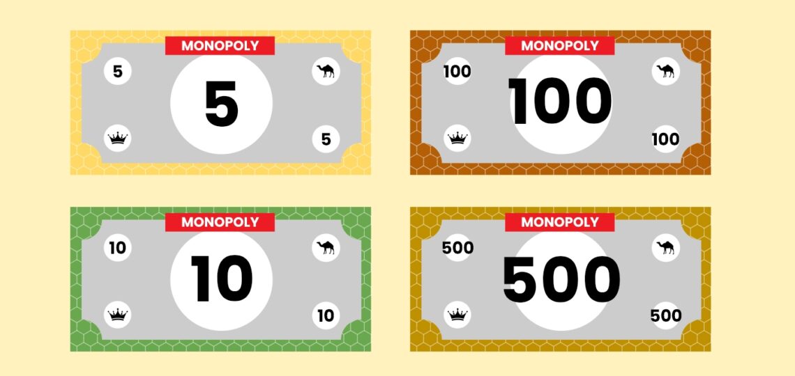 Monopoly Money Template In PSD Illustrator PDF SVG Download