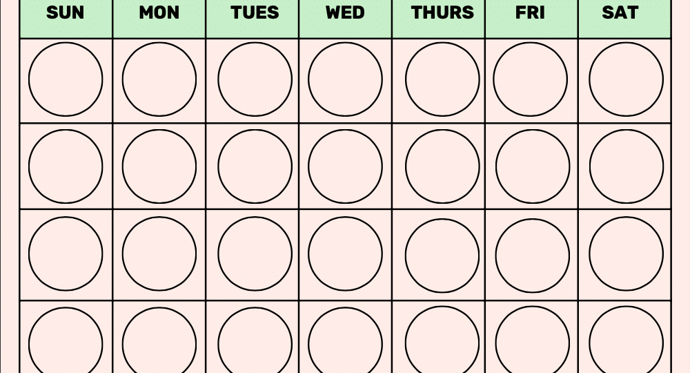 Monthly Behavior Chart Free Printable Goally