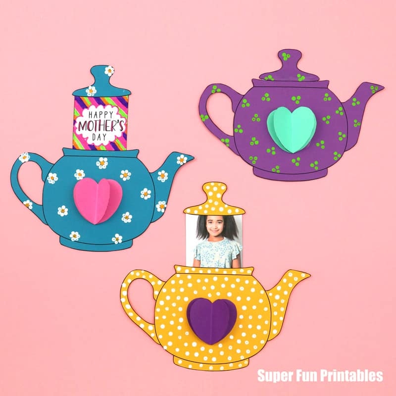 Mothers Day Teapot Card The Craft Train Mothers Day Teapot Card The Craft Train