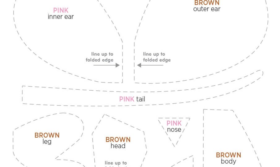 Mouse Craft Template Super Simple