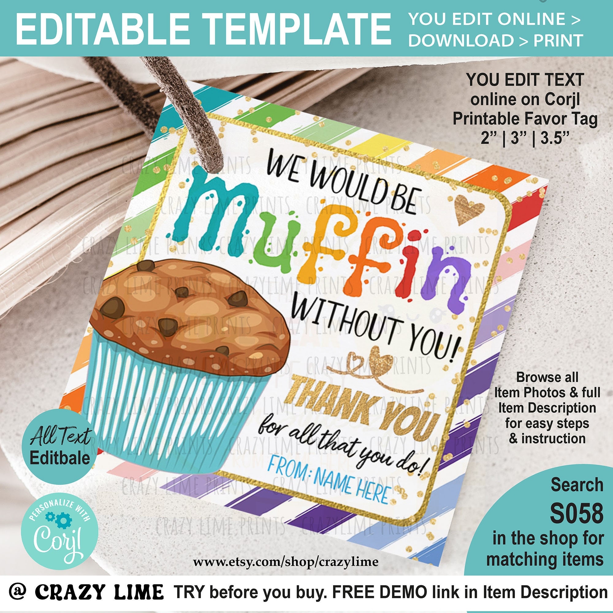 Free Printable Muffin Template Free Printable Muffin Template