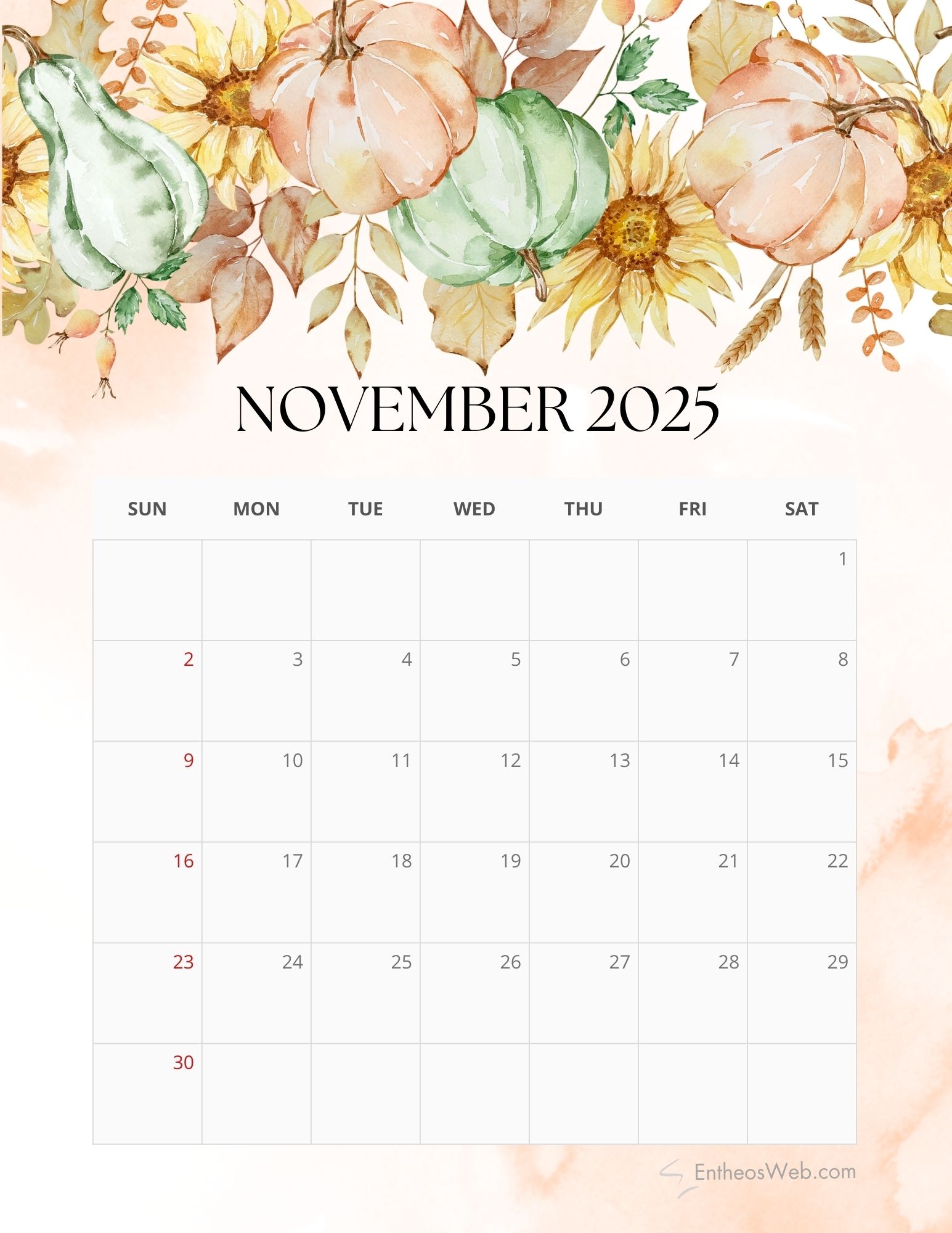 November 2025 Calendar Printables EntheosWeb November 2025 Calendar Printables EntheosWeb