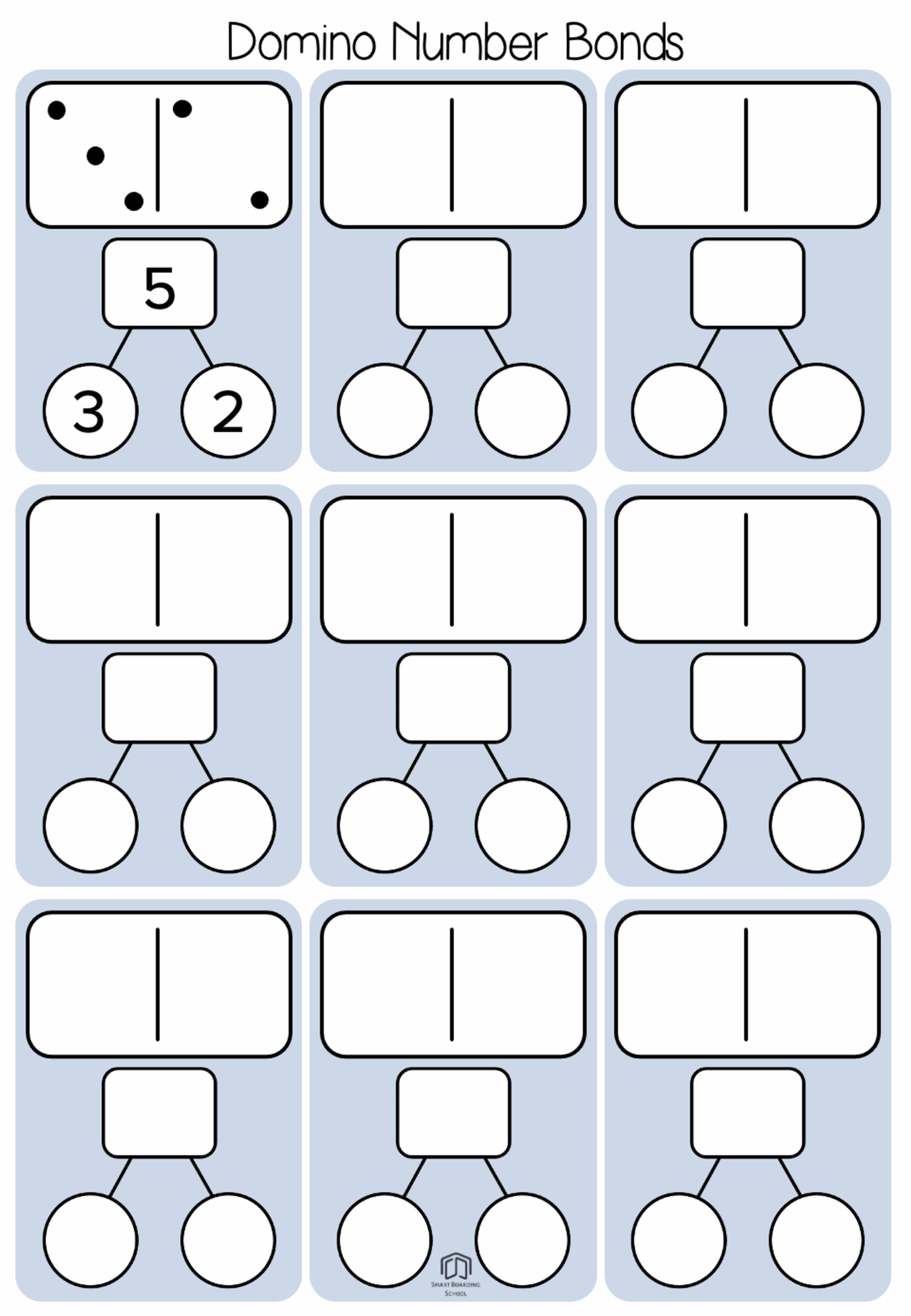 Number Bonds Worksheets Number Bonds Worksheets