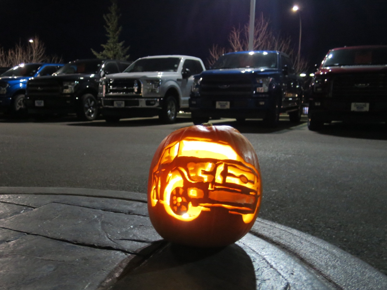 Okotoks Ford Carve Your Own F 150 Pumpkin 