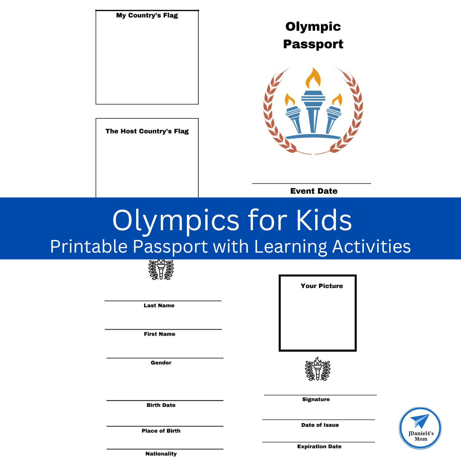 Free Printable Passport Template For Preschoolers Free Printable Passport Template For Preschoolers