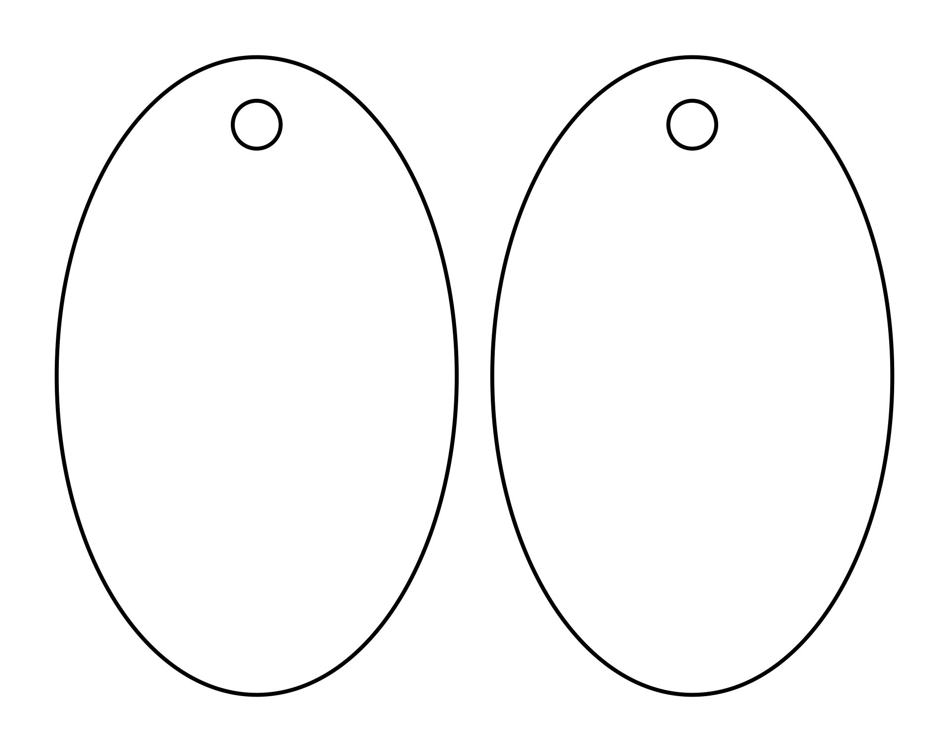Printable Oval Templates Free Printable Oval Templates Free