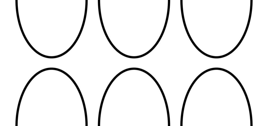 Oval Templates Blank Shape Templates Free Printable PDF