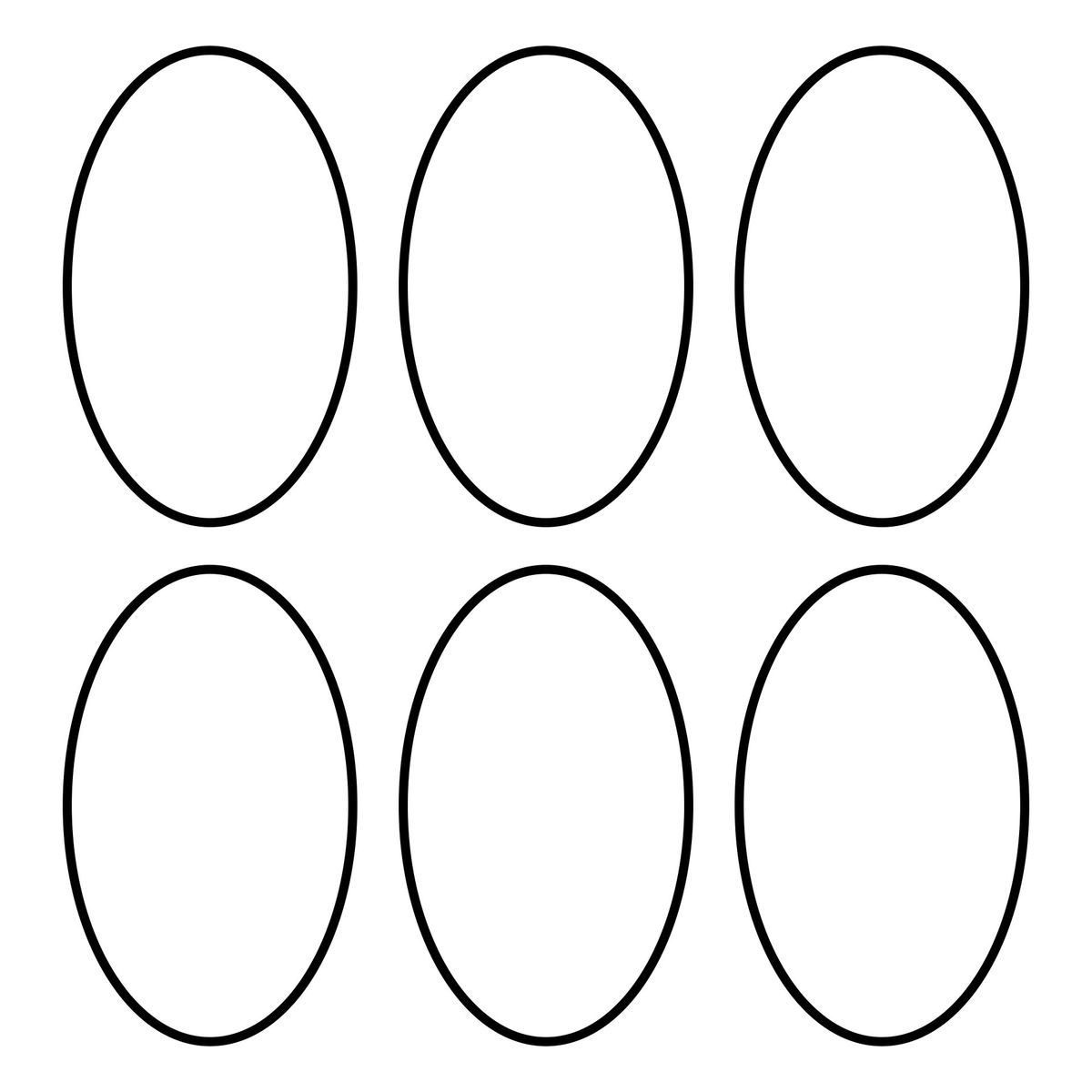 Oval Templates Blank Shape Templates Free Printable PDF Oval Templates Blank Shape Templates Free Printable PDF