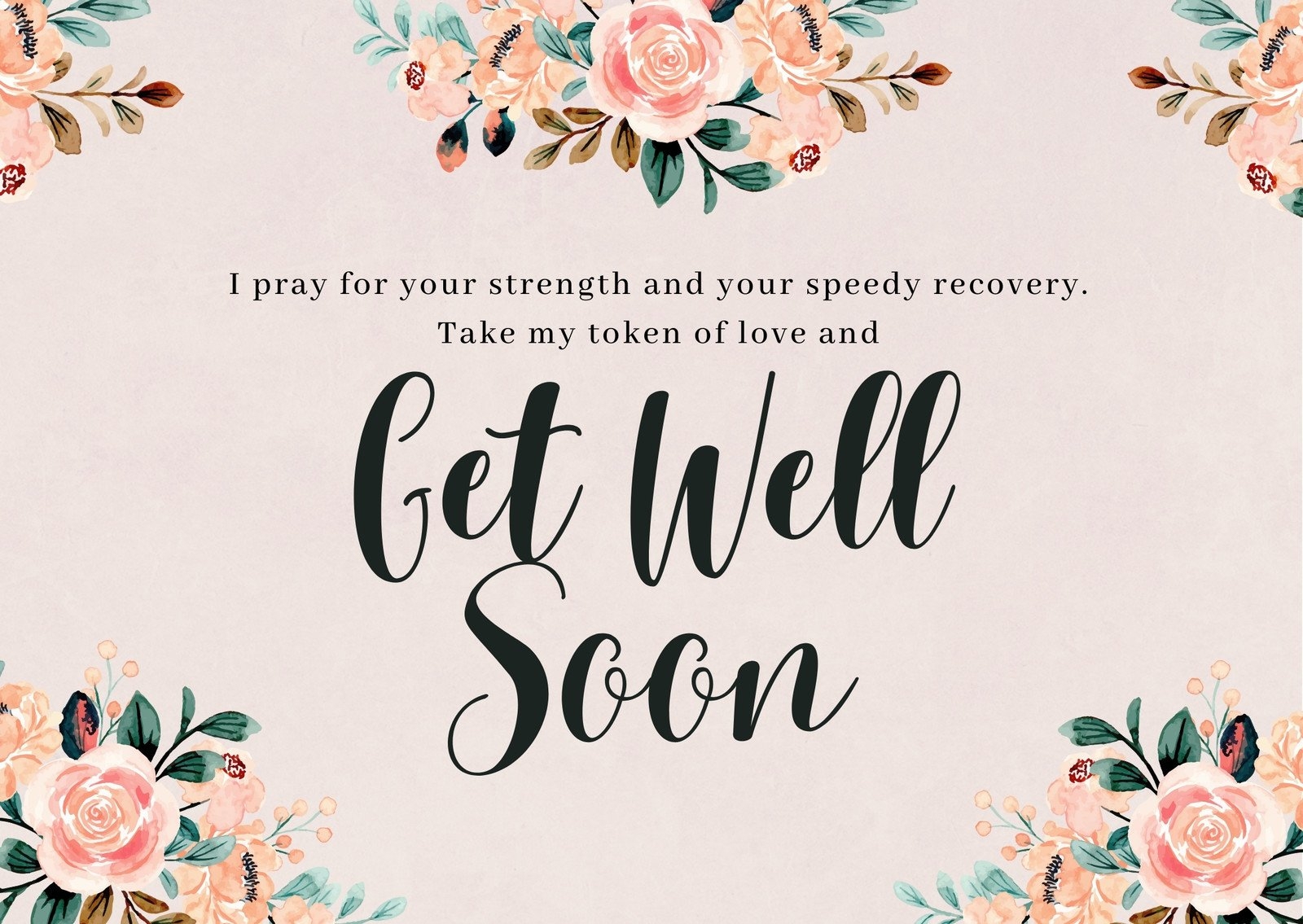 Free Printable Get Well Card Templates