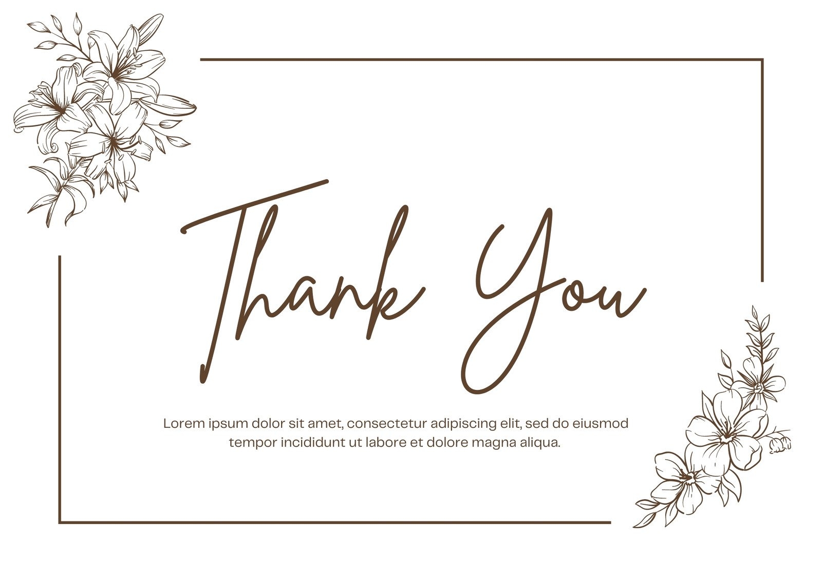 Page 3 Printable Customizable Thank You Card Templates Canva