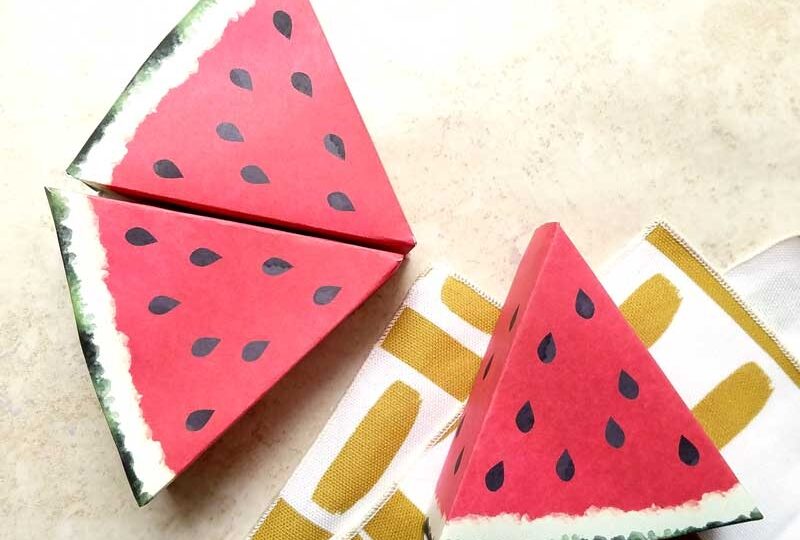Paper Craft Templates For Play Fruit Watermelon Moms And Crafters