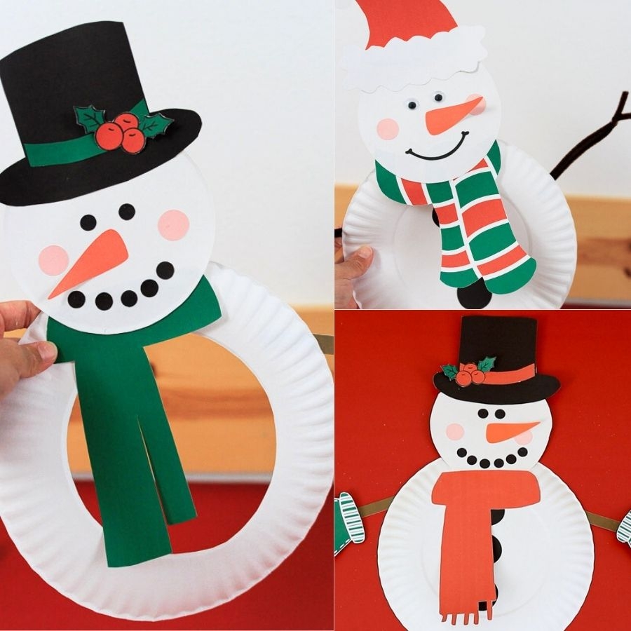 Free Printable 3d Snowman Template