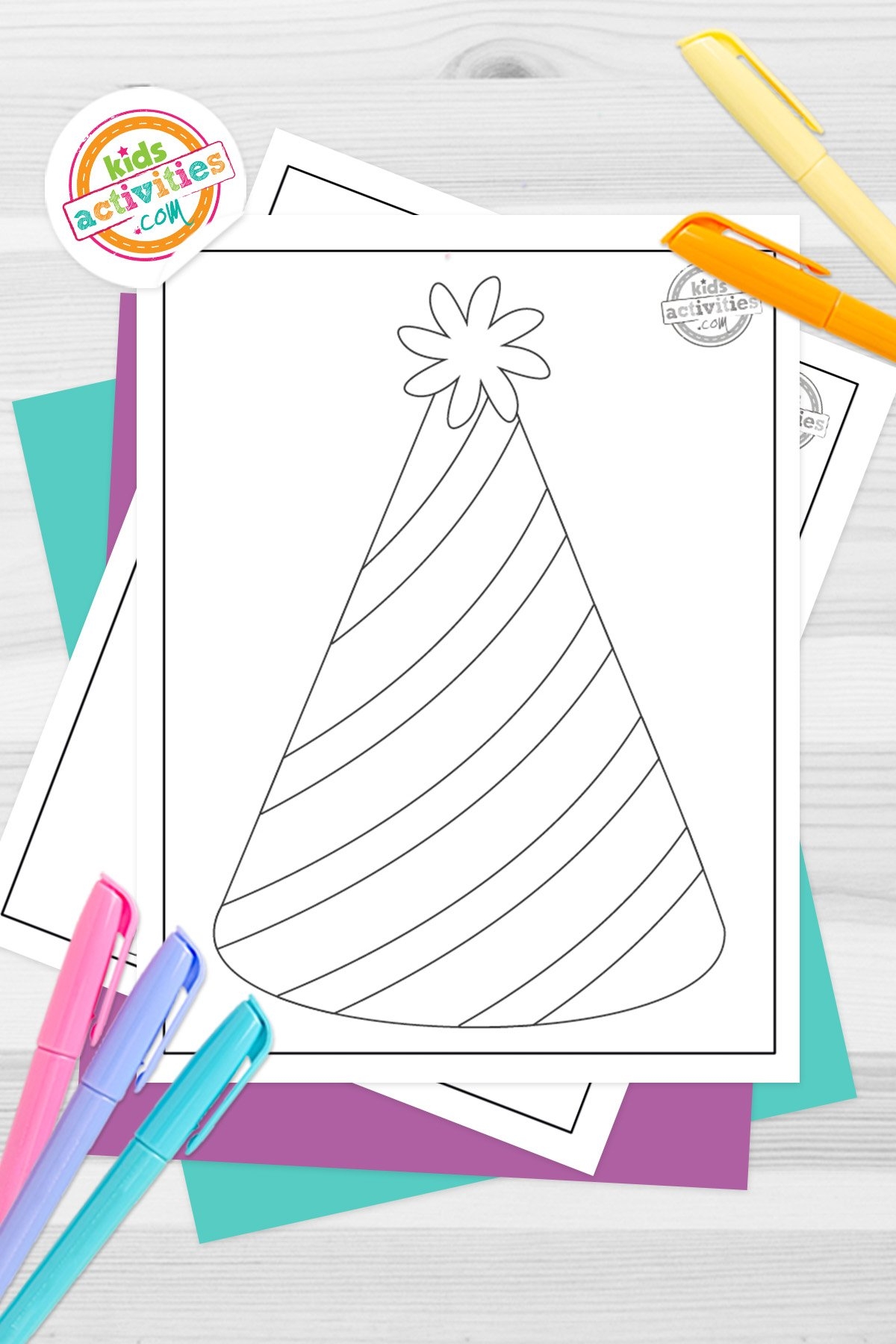Free Printable Birthday Party Hat Templates Free Printable Birthday Party Hat Templates