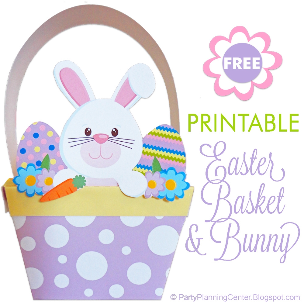 Easter Basket Templates Free Printable