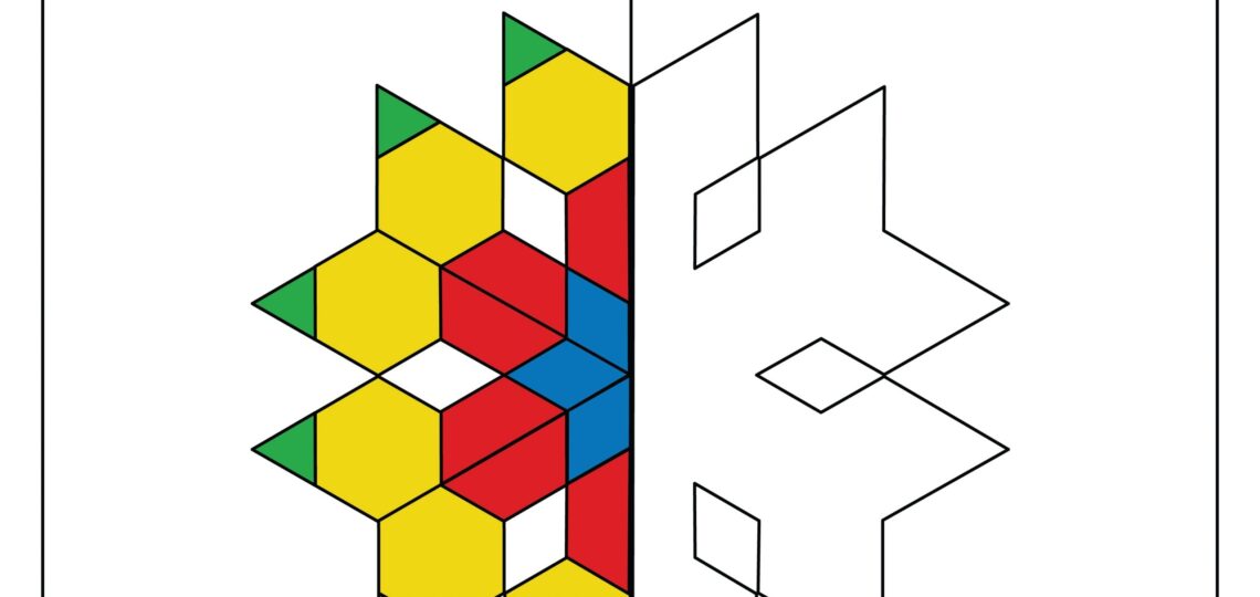 Pattern Block Mats free Printable The Activity Mom