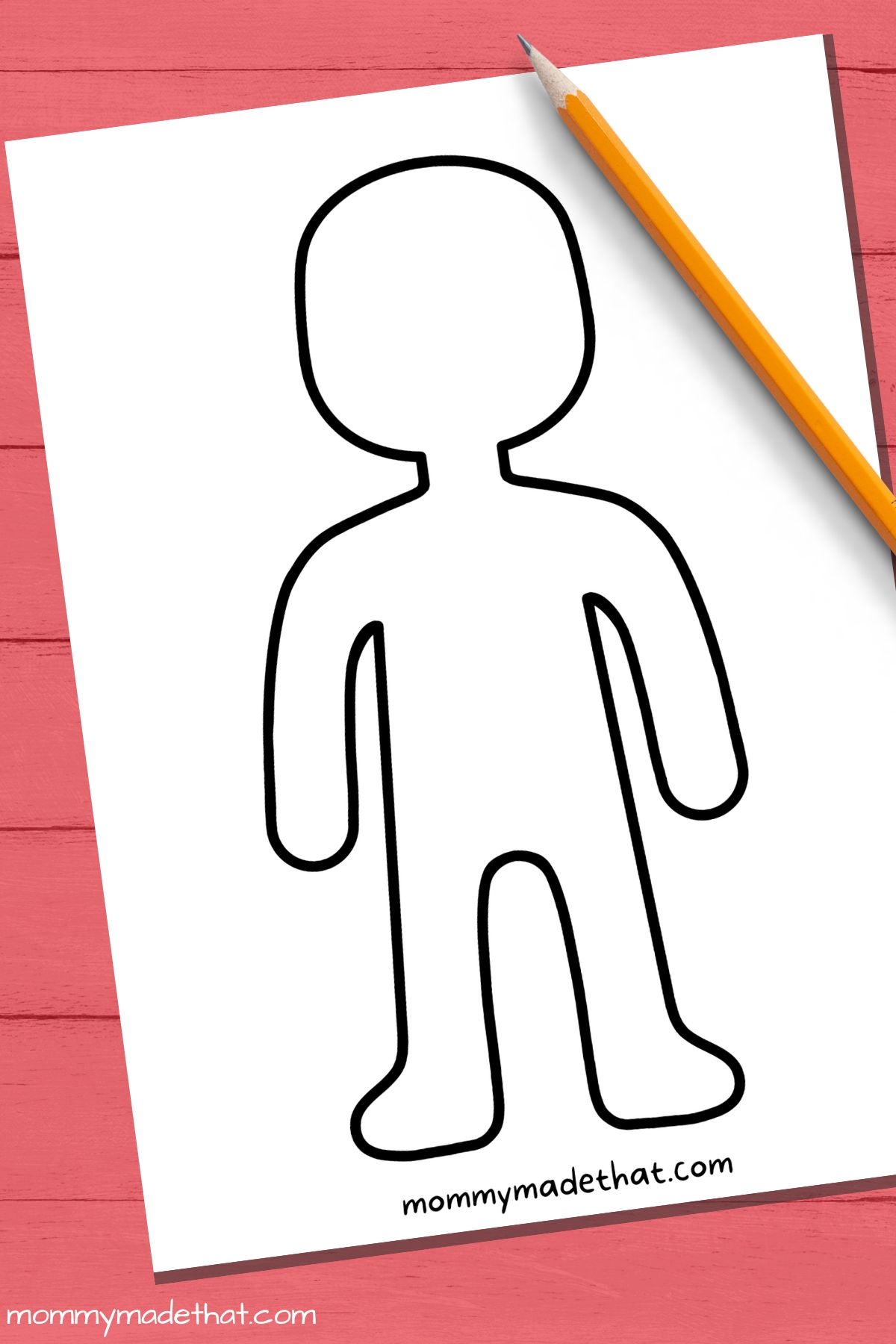 Person Outline And Templates Lots Of Free Printables 