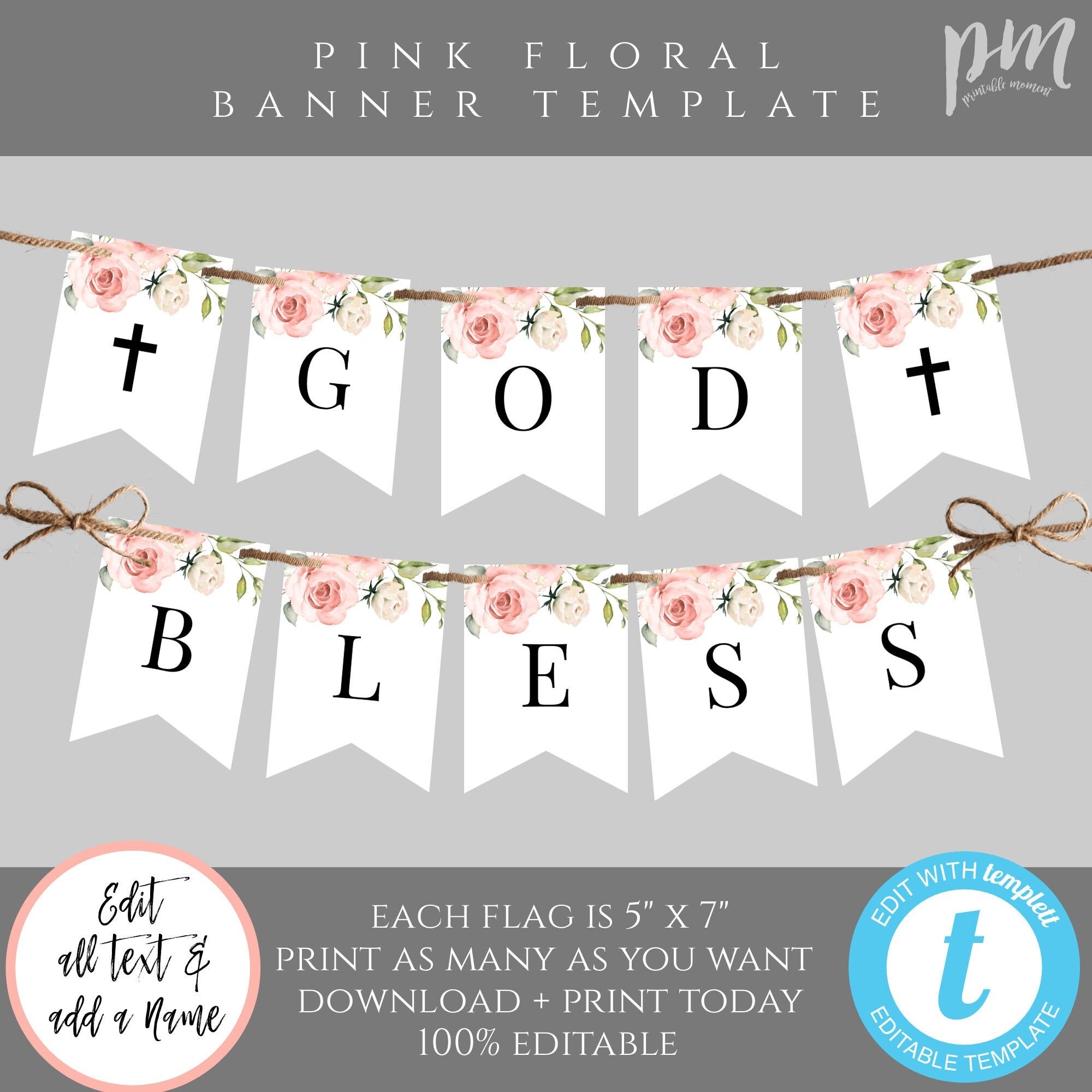 Free First Communion Banner Printable Templates
