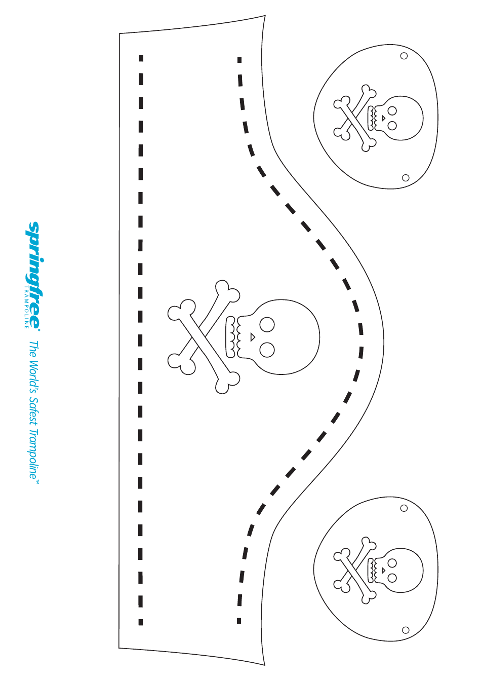 Pirate Hat Template White Download Printable PDF Templateroller Pirate Hat Template White Download Printable PDF Templateroller