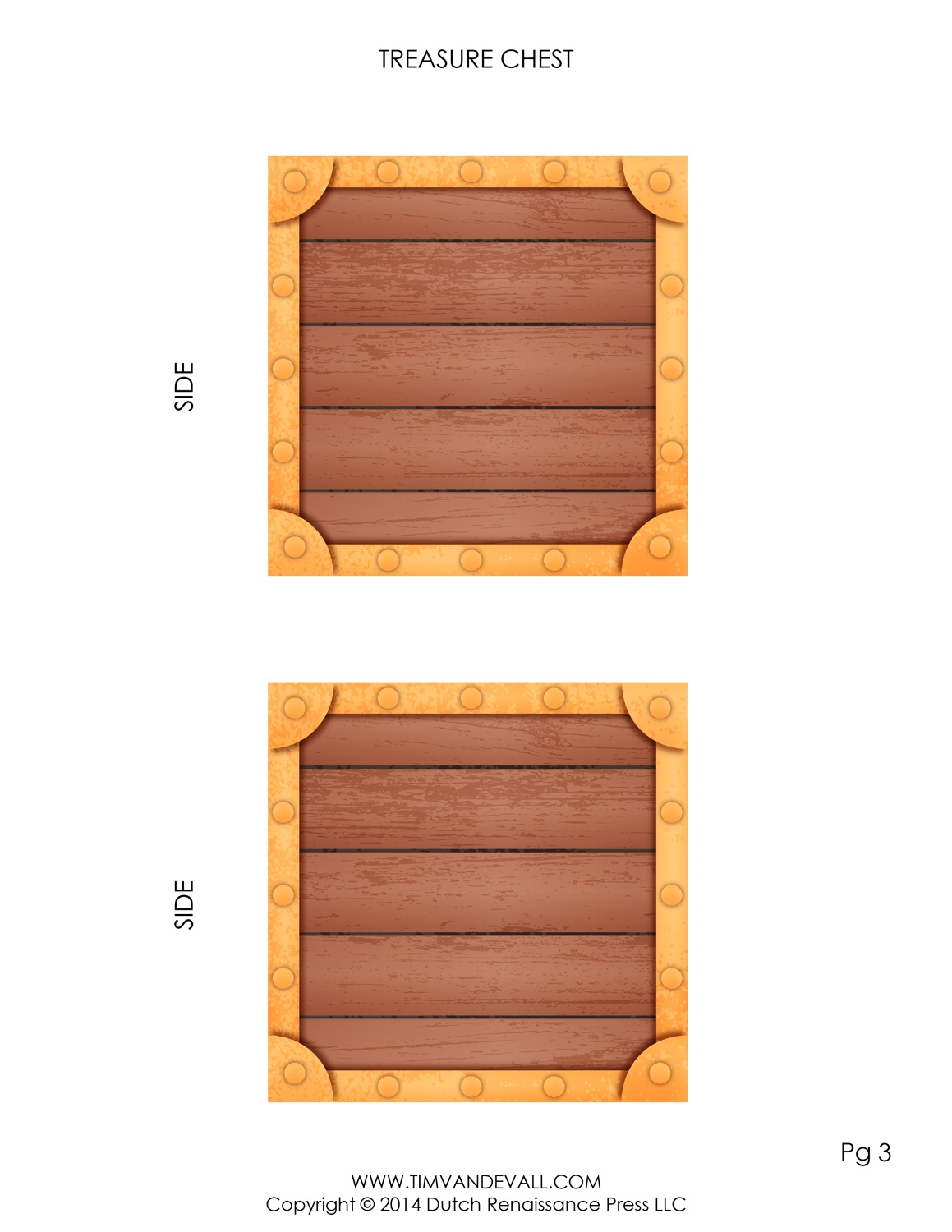 Pirate Treasure Chest Template Make Your Own Paper Treasure Chest