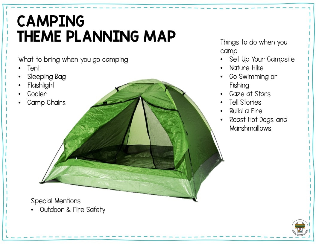 Preschool Camping Lesson Planning Ideas Pre K Printable Fun
