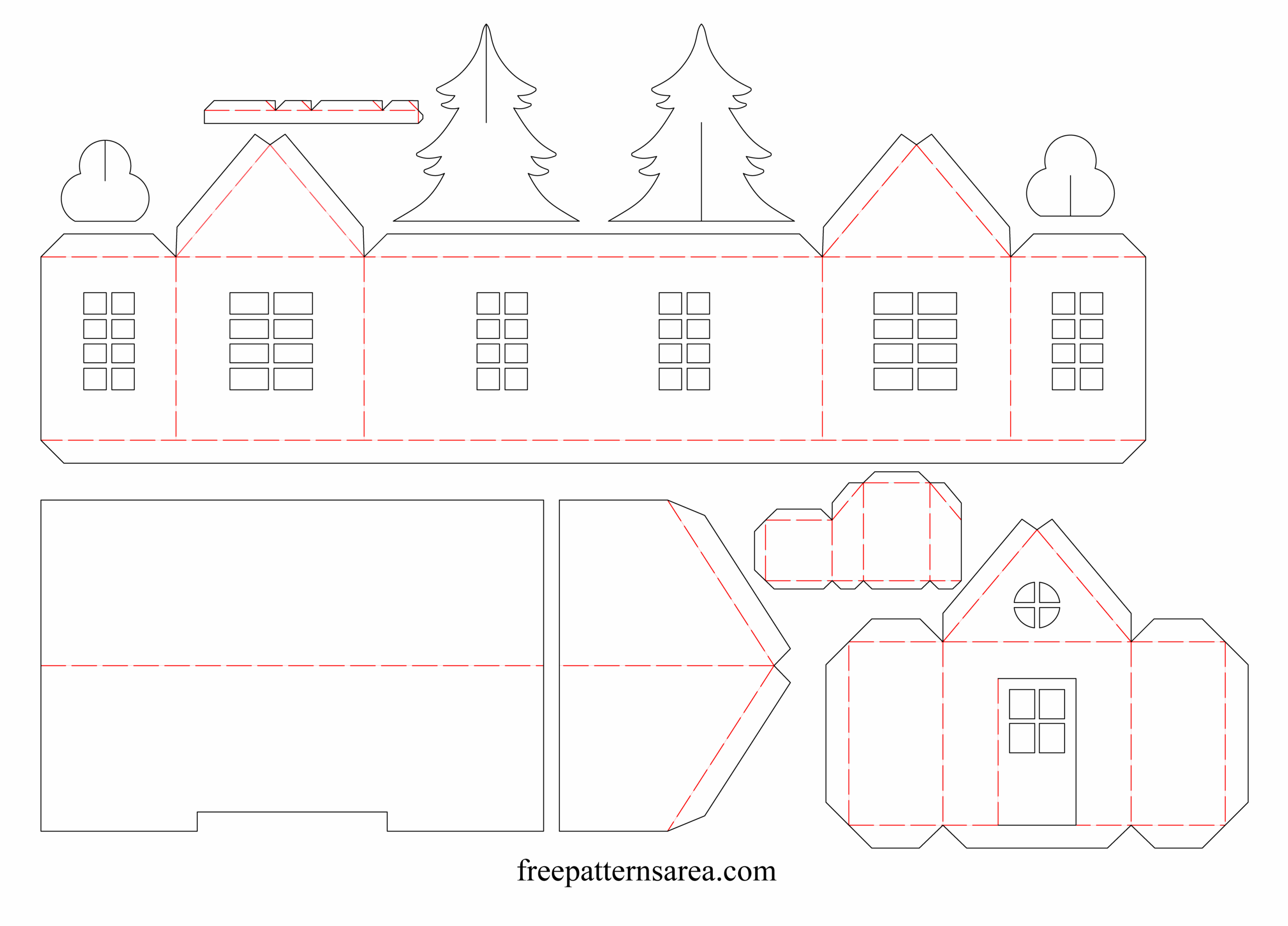 Free Printable Building Templates Free Printable Building Templates