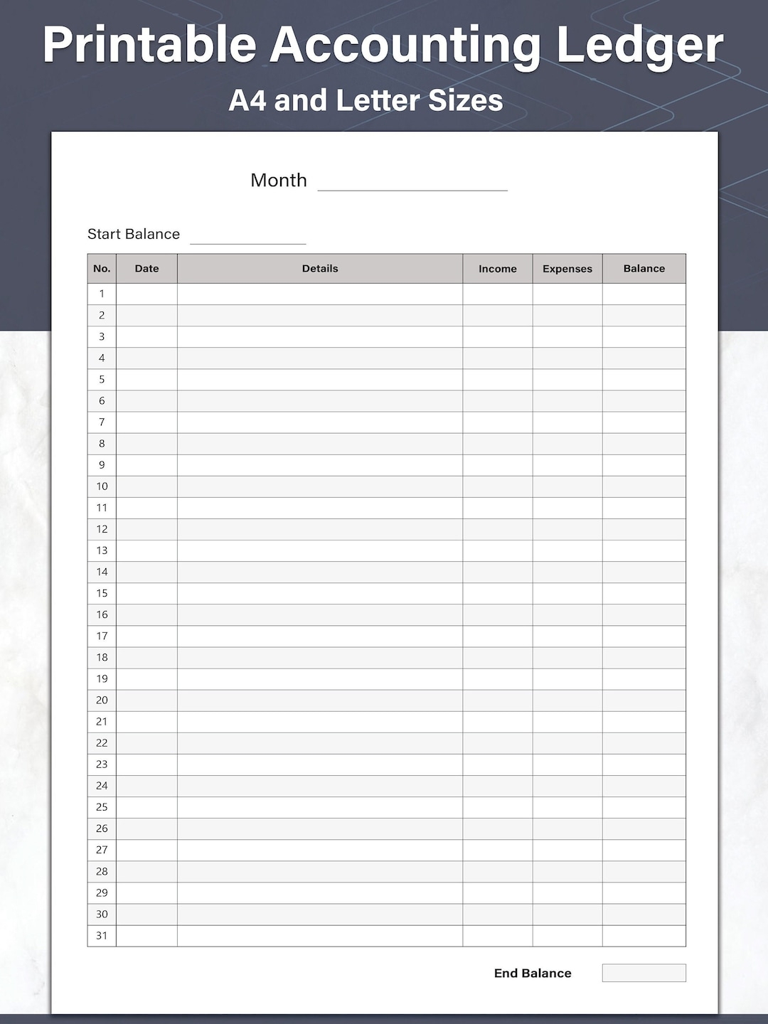 Printable Accounting Ledger Money Tracker And General Ledger Sheets Accounts Receivable Ideal For Small Business Bookkeeping Template Etsy