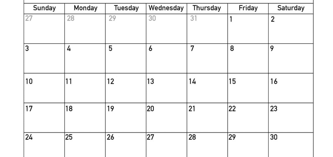 Printable August 2025 Calendar