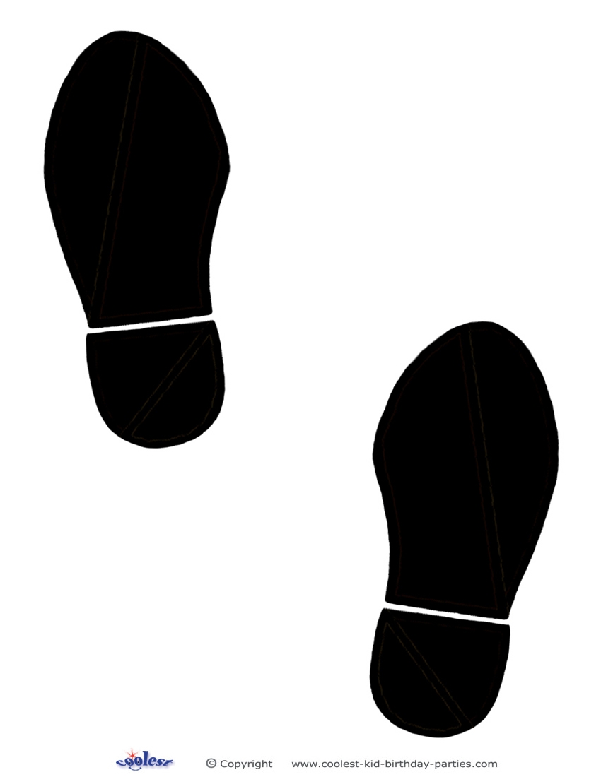 Printable Black Footprints Coolest Free Printables