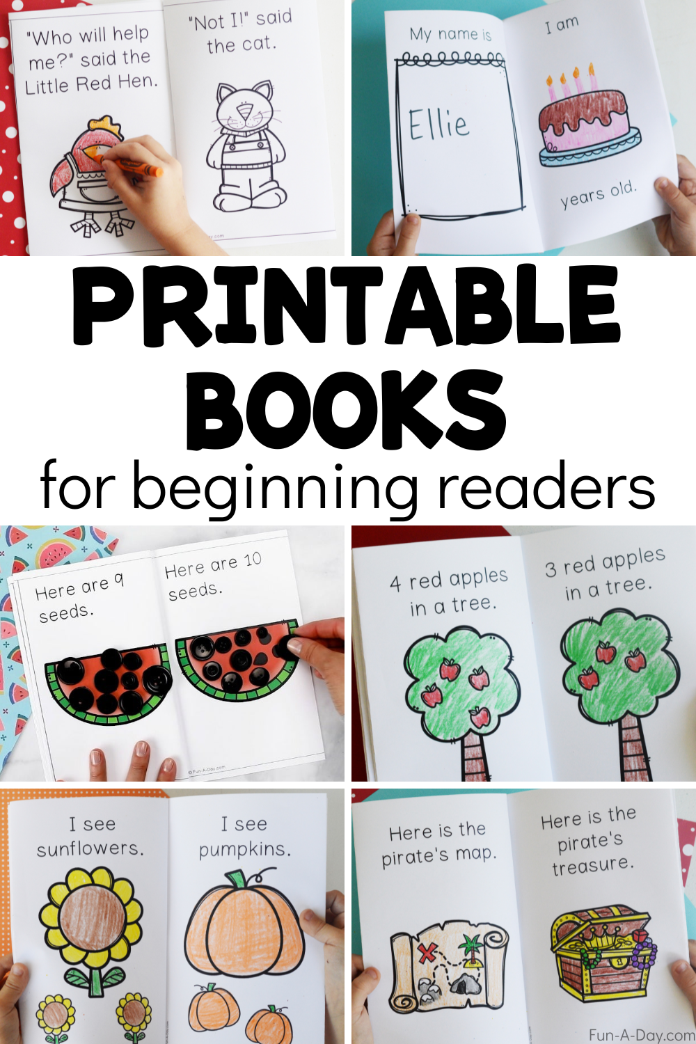 Printable Books For Preschool And Kindergarten