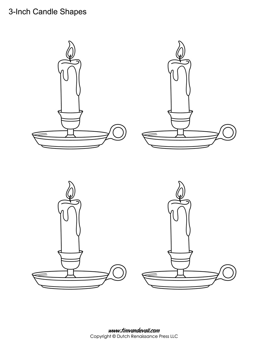 Printable Candle Template Tim s Printables Printable Candle Template Tim s Printables