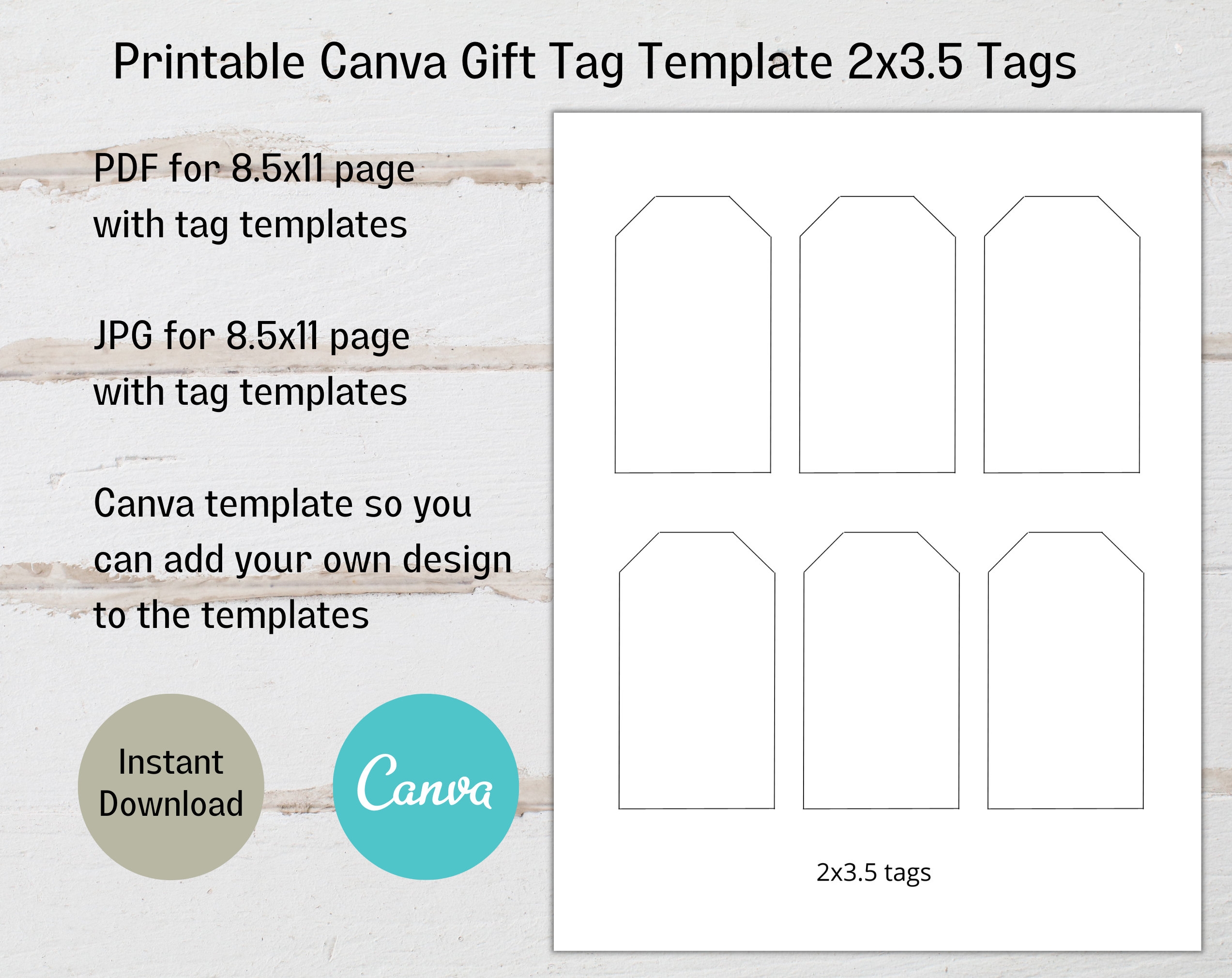 Printable Gift Tag Template Free Printable Gift Tag Template Free