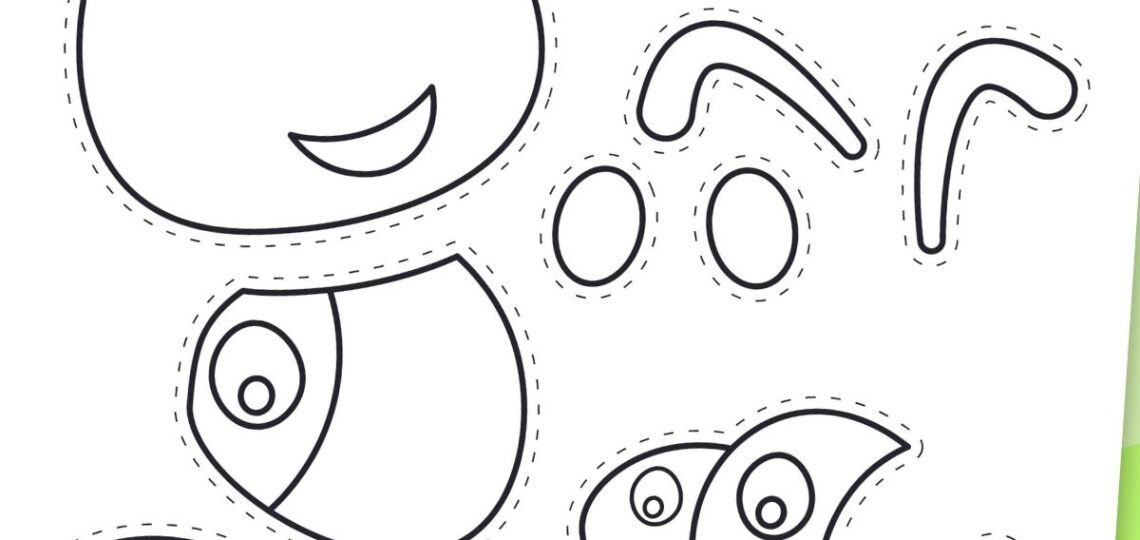 Printable Caterpillar Craft With Free Template