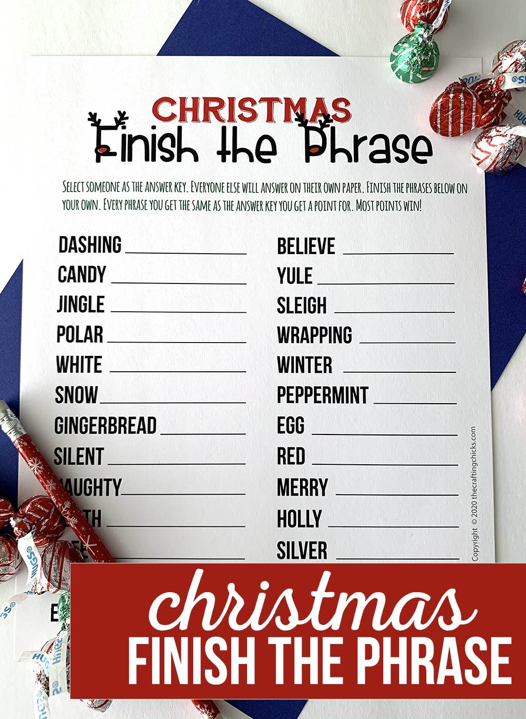 Printable Christmas Games The Crafting Chicks