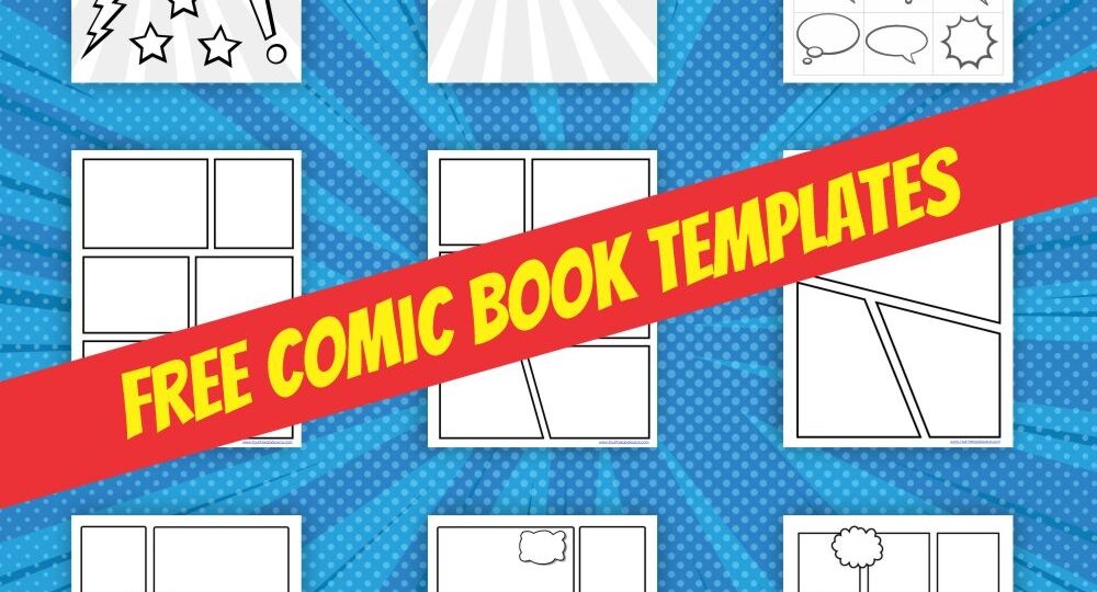 Printable Comic Strip Template A Free Resource For All Ages