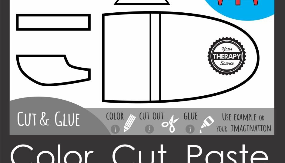 Printable Cut Out Rocket Template FREE Printable Your Therapy Source