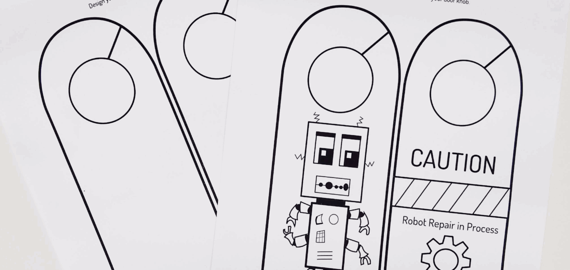 Printable Door Hangers Create In The Chaos