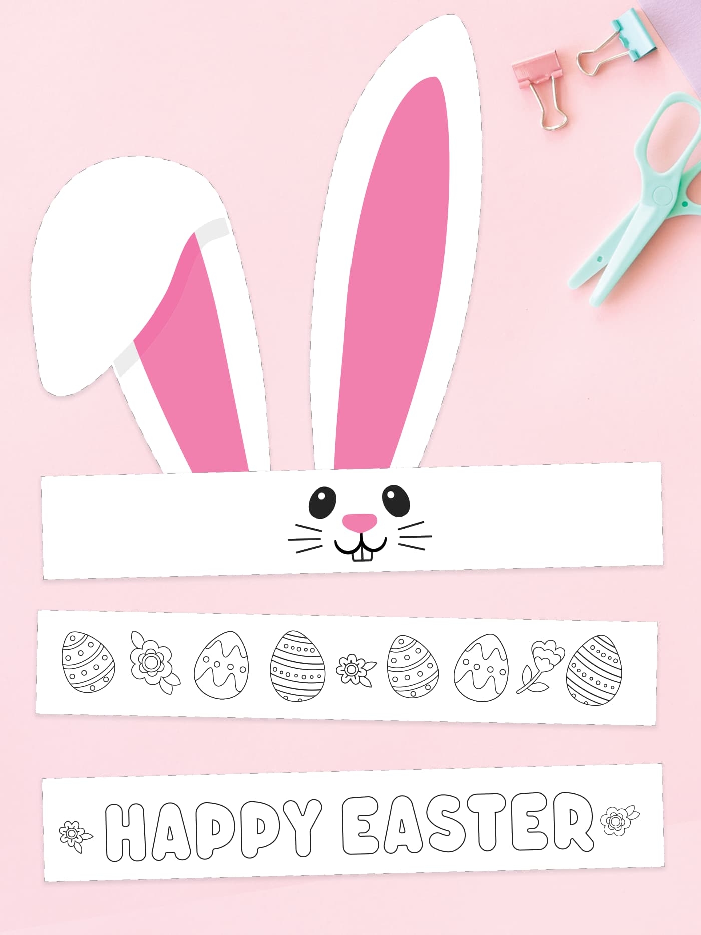 Printable Easter Bunny Ears Template FREE Download Favorite Printables