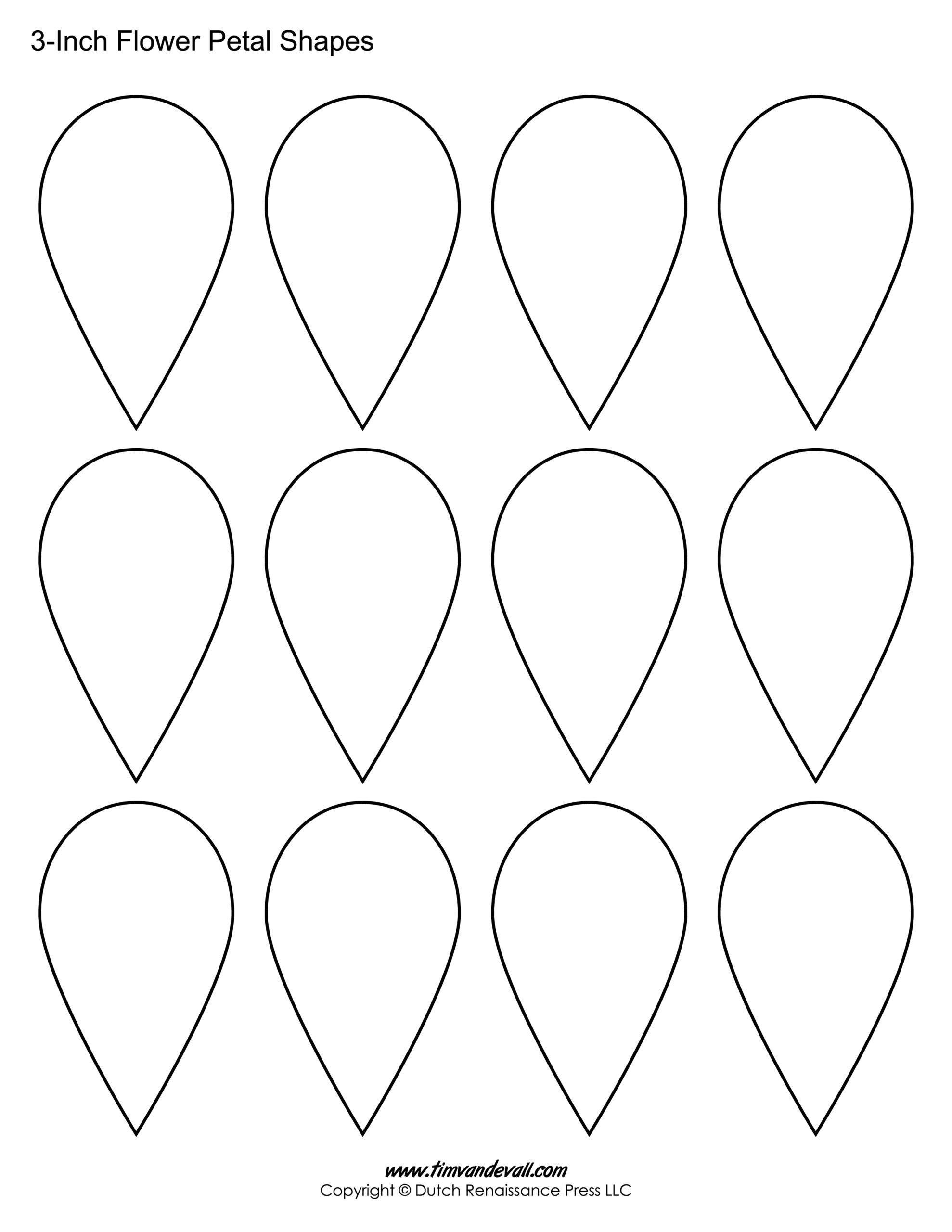 Free Big Printable Flower Template