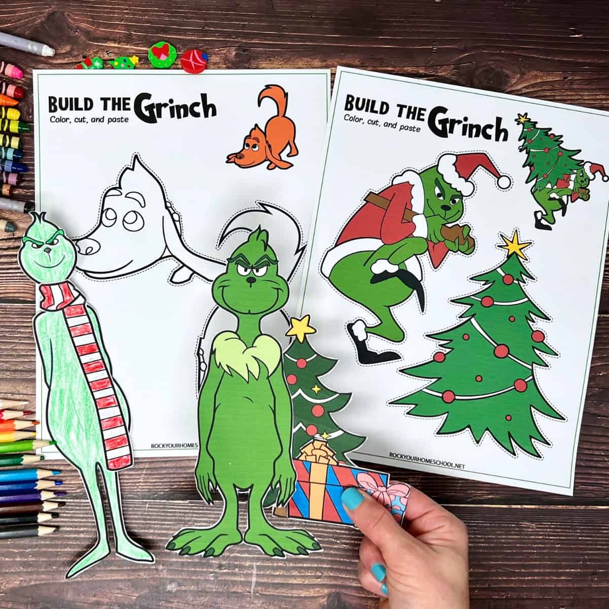 Printable Grinch Christmas Crafts How To Make U0026 Enjoy 16 Free Rock Your Homeschool Printable Grinch Christmas Crafts How To Make U0026 Enjoy 16 Free Rock Your Homeschool