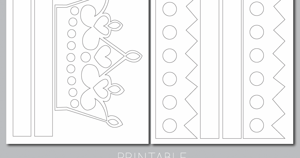 Printable Kings And Queens Crowns A Fun DIY For Make Believe Play The Crafting Chicks