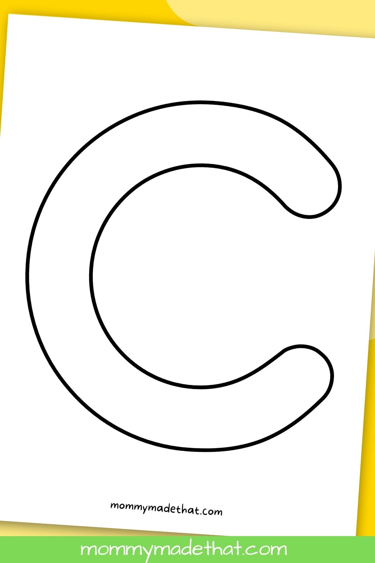 Printable Letter C Grab The Free Templates Printable Letter C Grab The Free Templates