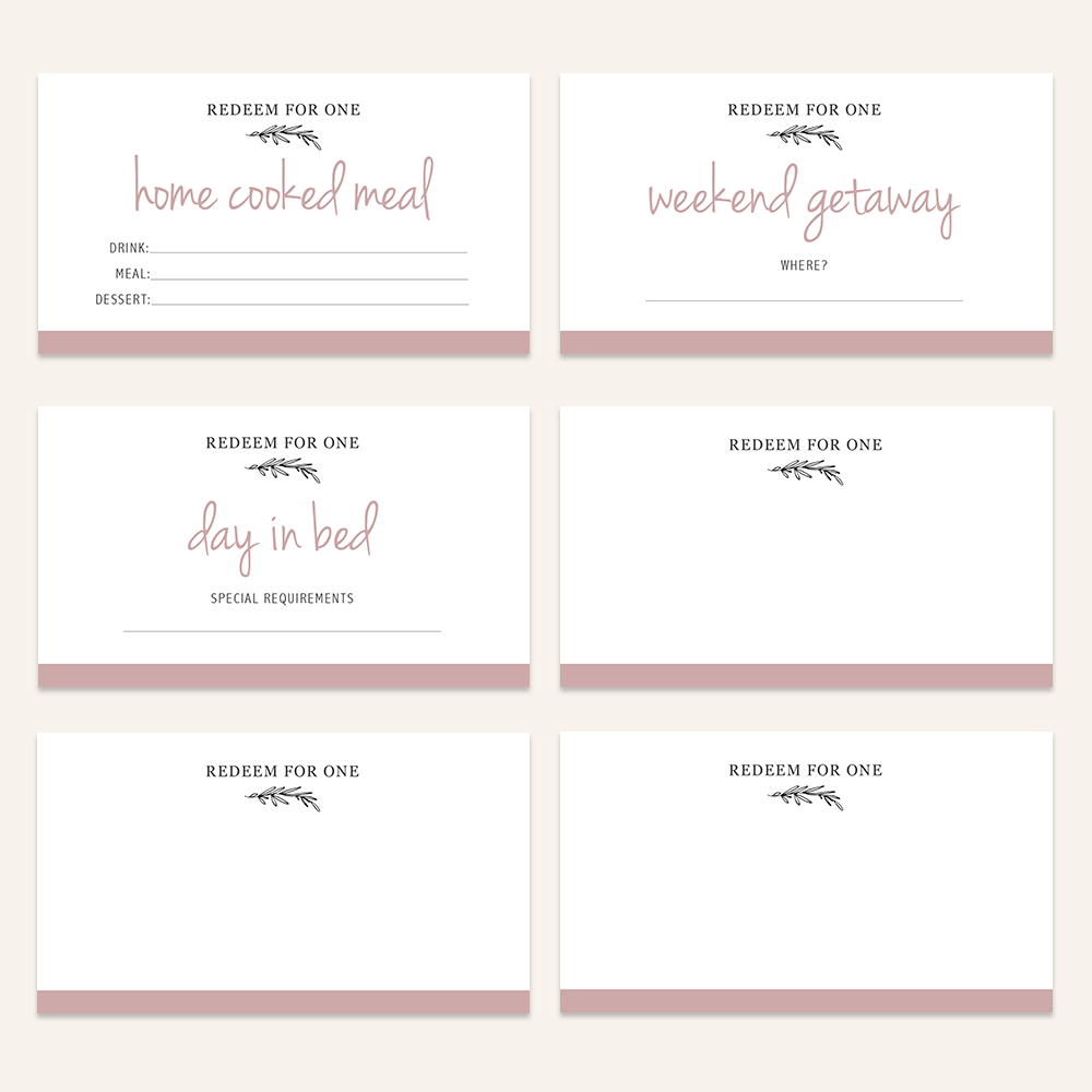 Printable Blank Love Coupon Template Printable Blank Love Coupon Template